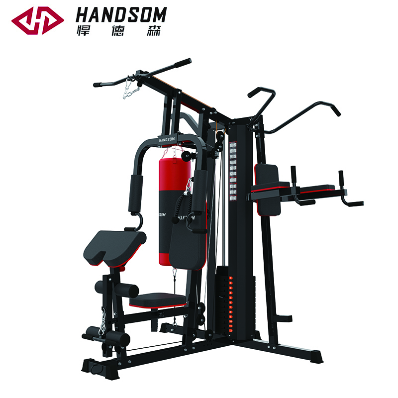 悍德森HS-6160 三人站沙包、單雙杠